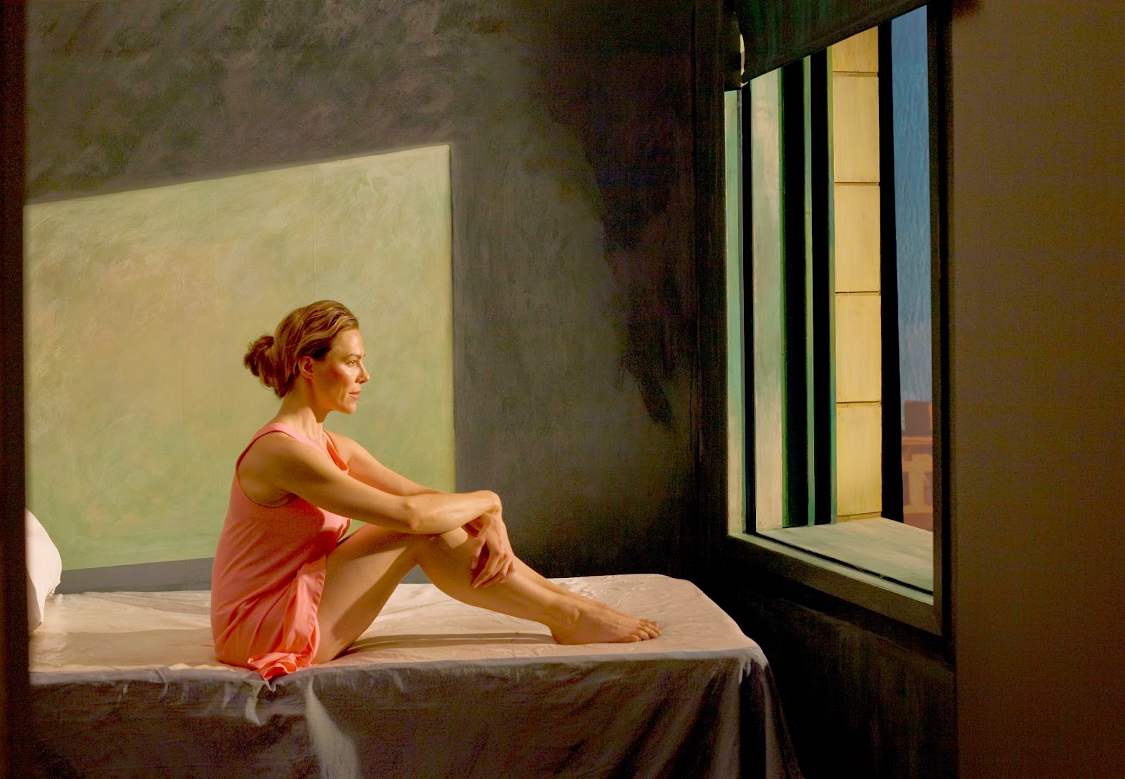 Recreación de «Sol de Mañana» de Edward Hopper, por Ed Lachman en el Museo Thyssen-Bornemisza de Madrid