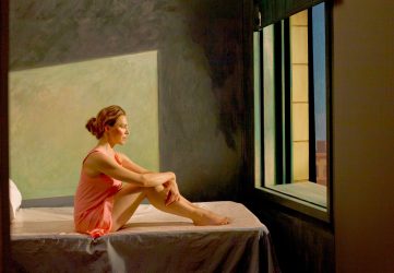 Recreación de «Sol de Mañana» de Edward Hopper, por Ed Lachman en el Museo Thyssen-Bornemisza de Madrid